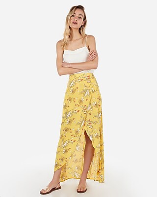 Yellow Full Skirt Dress